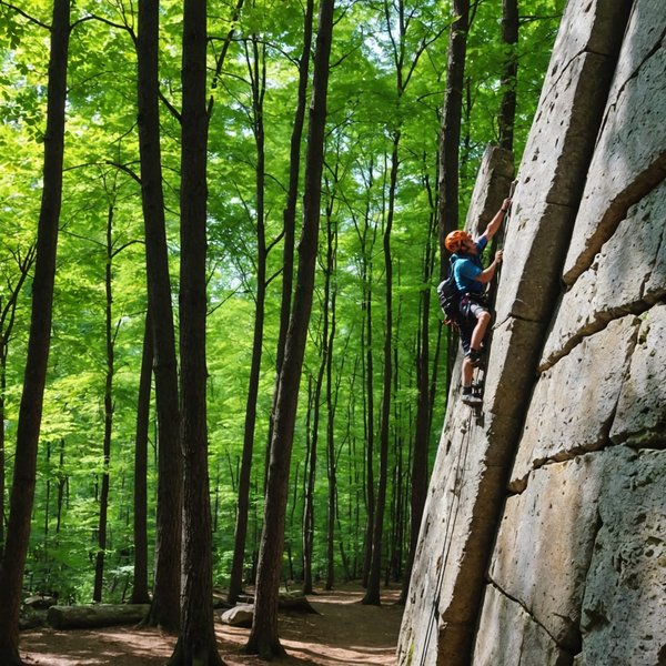 Escalade près de Fontainebleau : Profitez d'un Site Exceptionnel Proche de notre Camping Authentique !